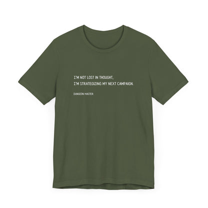 T-Shirt - Dungeon Master Strategizing Campaign Funny D&D Tee