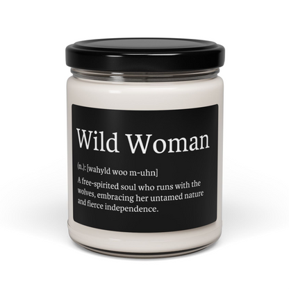 Wild Woman - Scented Soy Candle (4 oz, Amber Jar)