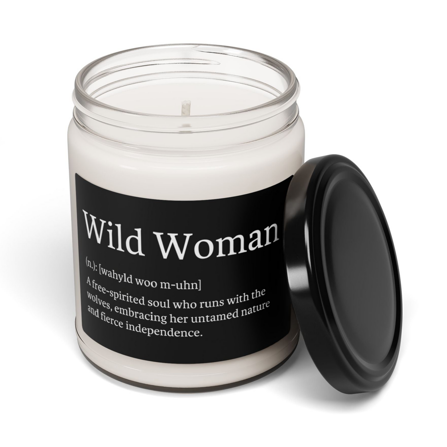 Wild Woman - Scented Soy Candle (4 oz, Amber Jar)