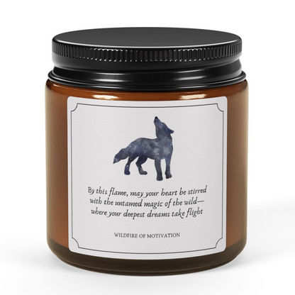 Untamed Magic - Scented Soy Candle (4 oz, Amber Jar)